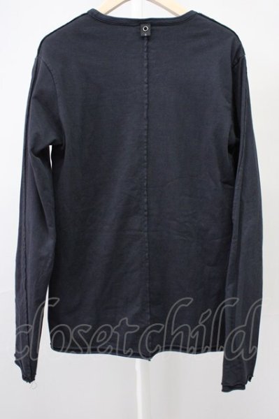 画像2: AKM / スタンダードジャージークルーネックカットソー M ブラック T-25-10-30-013-AK-to-YM-ZT (2)