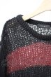画像3: CIVARIZE / モヘアルーズニット F ブラックｘレッド T-25-10-30-016-CI-to-YM-ZT (3)
