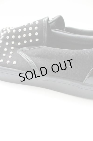 画像5: Moonage Devilment / ピンスタッズスリップオンシューズ 42（約27.5-28cm） ブラック T-25-11-04-006-Mo-sho-YM-ZT (5)