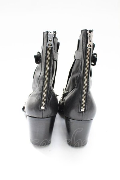 画像2: CIVARIZE / Lament チェーン付きヒールブーツ 43（約27.5cm） ブラック T-25-11-04-007-CI-sho-YM-ZT (2)
