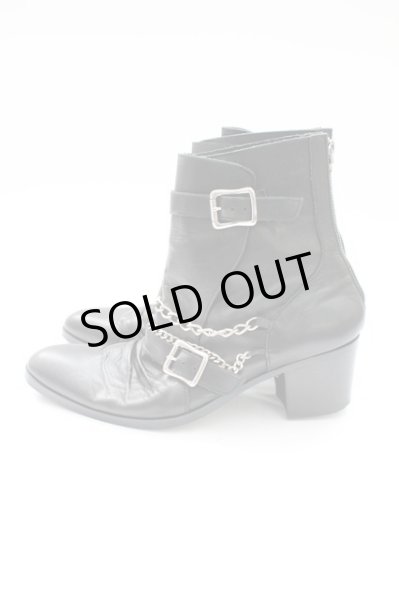 画像3: CIVARIZE / Lament チェーン付きヒールブーツ 43（約27.5cm） ブラック T-25-11-04-007-CI-sho-YM-ZT-S008 (3)