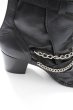 画像5: CIVARIZE / Lament チェーン付きヒールブーツ 43（約27.5cm） ブラック T-25-11-04-007-CI-sho-YM-ZT (5)
