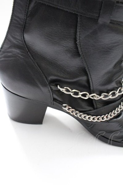 画像5: CIVARIZE / Lament チェーン付きヒールブーツ 43（約27.5cm） ブラック T-25-11-04-007-CI-sho-YM-ZT (5)