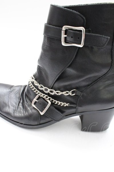 画像6: CIVARIZE / Lament チェーン付きヒールブーツ 43（約27.5cm） ブラック T-25-11-04-007-CI-sho-YM-ZT (6)