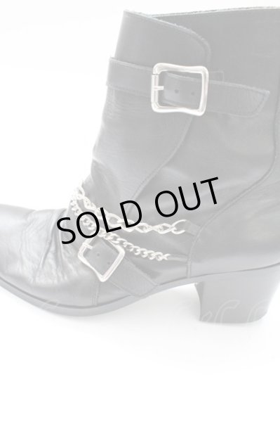 画像6: CIVARIZE / Lament チェーン付きヒールブーツ 43（約27.5cm） ブラック T-25-11-04-007-CI-sho-YM-ZT-S008 (6)