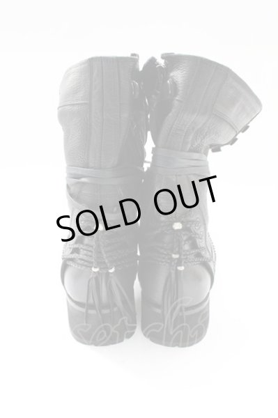 画像2: KMRii / CHROME BOOTS PT/LACE-UP ブーツ 約28.5cm ブラック T-25-11-04-008-KM-sho-YM-ZT (2)