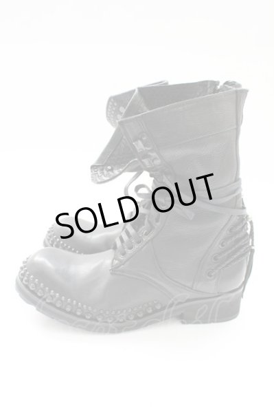 画像3: KMRii / CHROME BOOTS PT/LACE-UP ブーツ 約28.5cm ブラック T-25-11-04-008-KM-sho-YM-ZT (3)