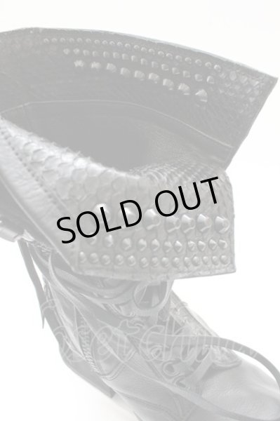 画像9: KMRii / CHROME BOOTS PT/LACE-UP ブーツ 約28.5cm ブラック T-25-11-04-008-KM-sho-YM-ZT (9)