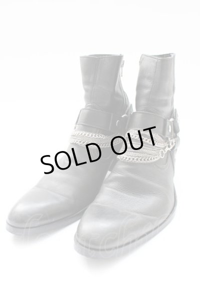 画像1: CIVARIZE / Joyousチェーン付きリングベルトヒールブーツ 43（約27.5cm） ブラック T-25-11-04-009-CI-sho-YM-ZT (1)