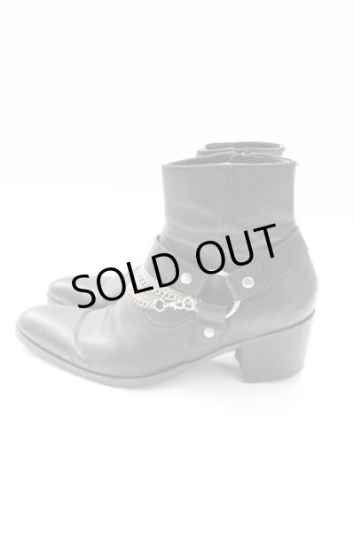 画像3: CIVARIZE / Joyousチェーン付きリングベルトヒールブーツ 43（約27.5cm） ブラック T-25-11-04-009-CI-sho-YM-ZT (3)