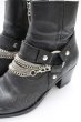 画像4: CIVARIZE / Joyousチェーン付きリングベルトヒールブーツ 43（約27.5cm） ブラック T-25-11-04-009-CI-sho-YM-ZT (4)
