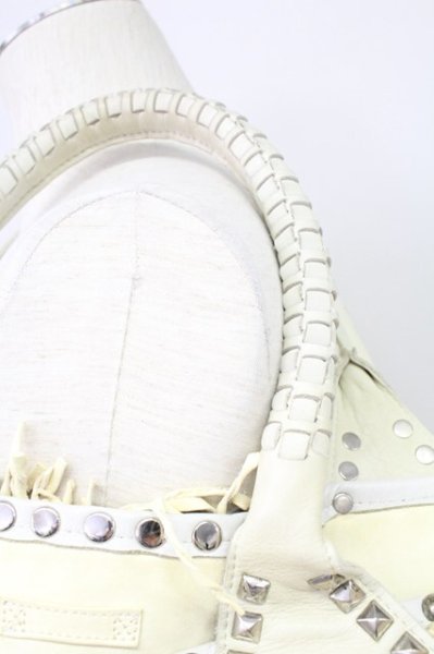 画像7: IFSIXWASNINE / BASK/BIANCA レザーバッグ  アイボリーｘシロ T-25-11-04-011-IF-ba-YM-ZT (7)