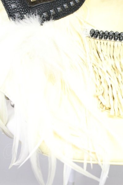 画像10: IFSIXWASNINE / BASK/BIANCA レザーバッグ  アイボリーｘシロ T-25-11-04-011-IF-ba-YM-ZT (10)