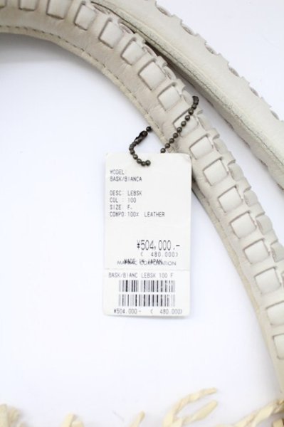 画像20: IFSIXWASNINE / BASK/BIANCA レザーバッグ  アイボリーｘシロ T-25-11-04-011-IF-ba-YM-ZT (20)