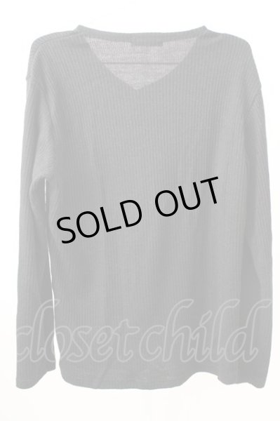 画像2: TORNADO MART / バルフィーリブVネックカットソー LL ブラック T-25-11-05-003-TO-to-YM-ZT053 (2)