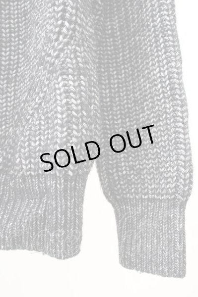 画像4: GOSTAR DE FUGA / 斜め編みハイネックニットソー 44 ブラック T-25-11-05-004-GO-to-YM-ZT053 (4)