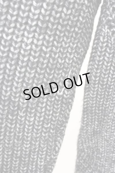 画像6: GOSTAR DE FUGA / 斜め編みハイネックニットソー 44 ブラック T-25-11-05-004-GO-to-YM-ZT053 (6)