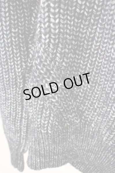 画像7: GOSTAR DE FUGA / 斜め編みハイネックニットソー 44 ブラック T-25-11-05-004-GO-to-YM-ZT053 (7)