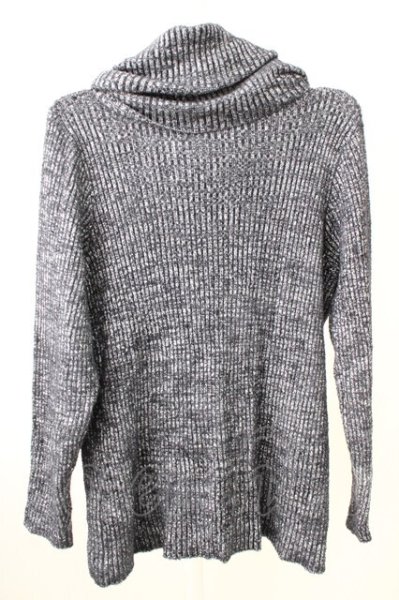 画像2: FUGA / Apologue フェザーヤーンドレープオフタートルネックニット 44 ブラック T-25-11-05-005-FU-to-YM-ZT (2)