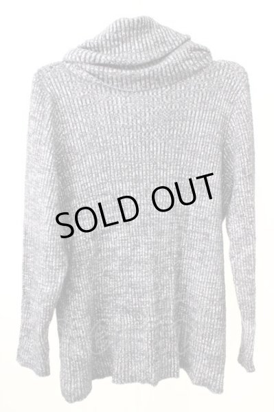 画像2: FUGA / Apologue フェザーヤーンドレープオフタートルネックニット 44 ブラック T-25-11-05-005-FU-to-YM-ZT056 (2)