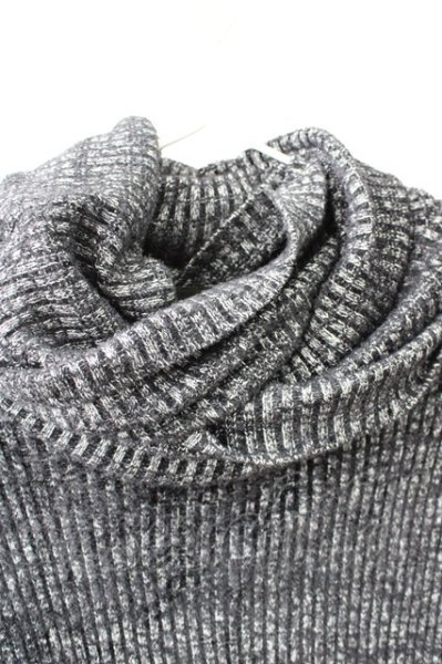 画像3: FUGA / Apologue フェザーヤーンドレープオフタートルネックニット 44 ブラック T-25-11-05-005-FU-to-YM-ZT (3)