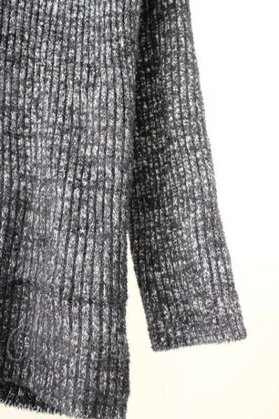 画像4: FUGA / Apologue フェザーヤーンドレープオフタートルネックニット 44 ブラック T-25-11-05-005-FU-to-YM-ZT (4)