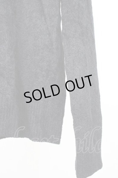 画像4: Zero by TORNADO MART / モールヤーンタートルネックニット LL ブラック T-25-11-05-007-Ze-to-YM-ZT056 (4)