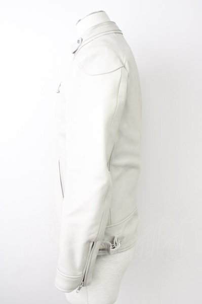 画像3: BUFFALO BOBS / PHANTOM レザーシングルライダースジャケット 1 アイボリー T-25-11-05-008-BU-ja-YM-ZT (3)