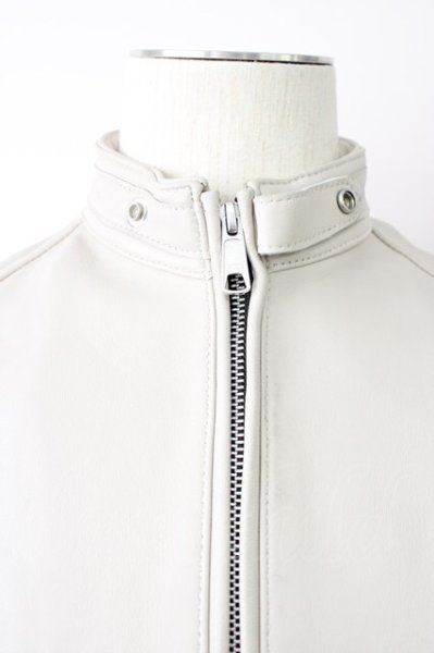 画像4: BUFFALO BOBS / PHANTOM レザーシングルライダースジャケット 1 アイボリー T-25-11-05-008-BU-ja-YM-ZT (4)