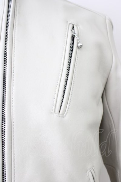 画像5: BUFFALO BOBS / PHANTOM レザーシングルライダースジャケット 1 アイボリー T-25-11-05-008-BU-ja-YM-ZT (5)