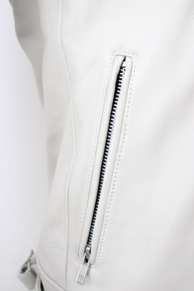 画像6: BUFFALO BOBS / PHANTOM レザーシングルライダースジャケット 1 アイボリー T-25-11-05-008-BU-ja-YM-ZT (6)