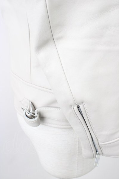 画像7: BUFFALO BOBS / PHANTOM レザーシングルライダースジャケット 1 アイボリー T-25-11-05-008-BU-ja-YM-ZT (7)