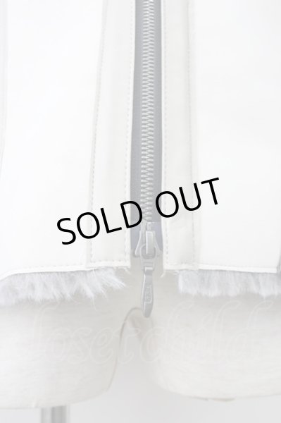 画像6: TORNADO MART / マイクロファーボンディングブルゾン LL ホワイト T-25-11-05-009-TO-ou-YM-ZT (6)