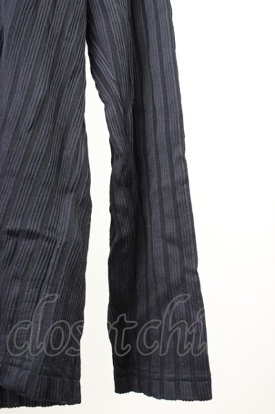 画像4: TORNADO MART / ワイドストライプVネックカットソー LL ブラック T-25-11-05-002-TO-to-YM-ZT (4)