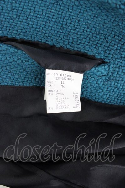 画像8: Zero by TORNADO MART / プリペラバルキーツィードスタンドジャケット LL グリーン T-25-11-05-012-Ze-ja-YM-ZT (8)