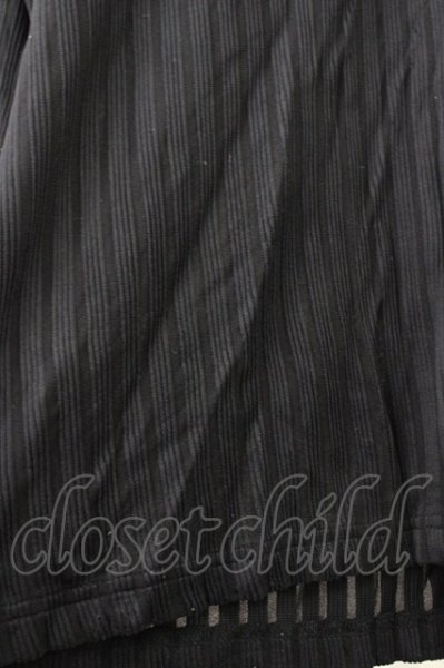 画像5: TORNADO MART / ワイドストライプVネックカットソー LL ブラック T-25-11-05-002-TO-to-YM-ZT (5)