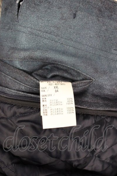 画像8: TORNADO MART / TCスェードライナー付き返し衿ジャケット XXL ネイビー T-25-11-05-013-TO-ja-YM-ZT (8)