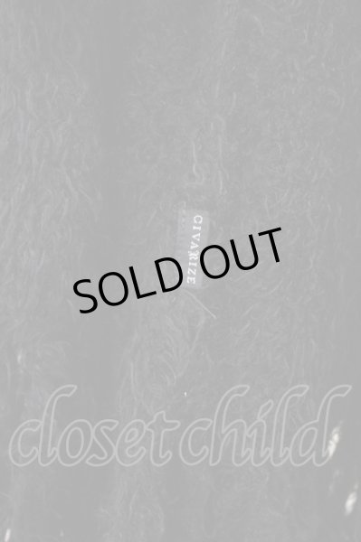 画像4: CIVARIZE / フェザーヤーンマフラー  ブラック T-25-11-05-014-CI-0-YM-ZT (4)