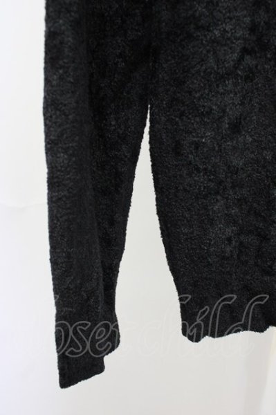 画像4: Zero by TORNADO MART / モールヤーンVネックニット M ブラック T-25-11-06-005-Ze-to-YM-ZT (4)