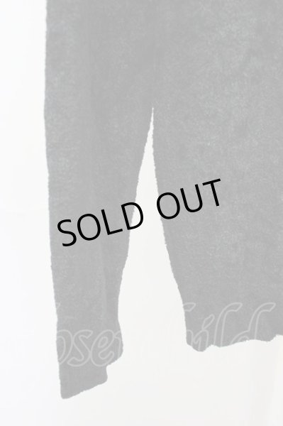 画像4: Zero by TORNADO MART / モールヤーンVネックニット M ブラック T-25-11-06-005-Ze-to-YM-ZT218 (4)