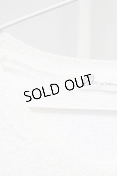 画像3: Zero by TORNADO MART / モールヤーンVネックニット M ホワイト T-25-11-06-001-Ze-to-YM-ZT218 (3)