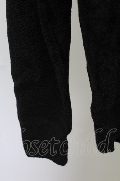 画像4: Zero by TORNADO MART / モールヤーンVネックニット M ブラック T-25-11-06-008-Ze-to-YM-ZT (4)