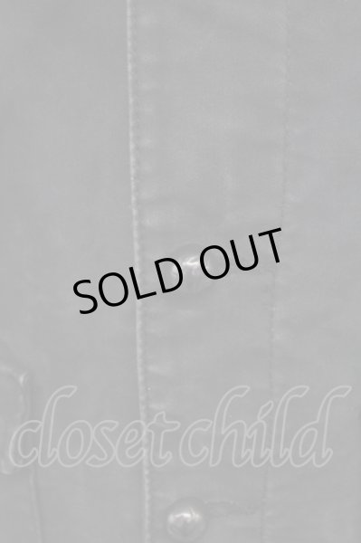 画像6: FUGA / ムラ染めミリタリージャケット 46 ブラック T-25-11-06-010-FU-ou-YM-ZT (6)