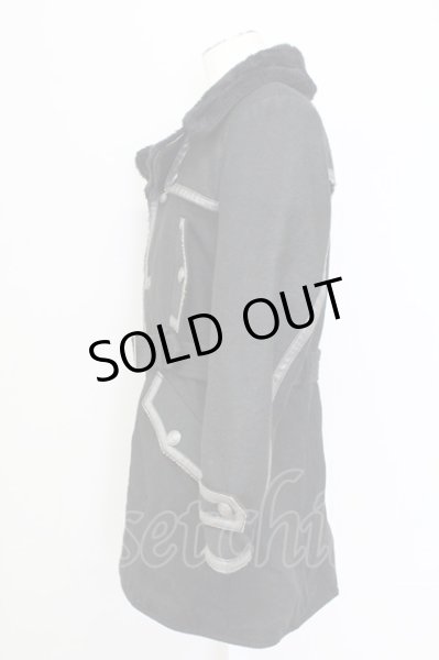 画像3: TORNADO MART / 裏ボアパイピングコート M ブラック T-25-11-06-011-TO-ou-YM-ZT-M100 (3)