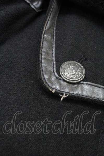 画像7: TORNADO MART / 裏ボアパイピングコート M ブラック T-25-11-06-011-TO-ou-YM-ZT (7)