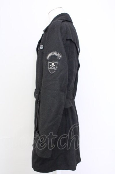 画像3: Roen / semanticdesignコラボ ウールトレンチコート M ブラック T-25-11-06-012-Ro-ou-YM-ZT (3)