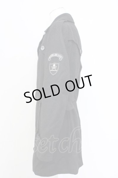 画像3: Roen / semanticdesignコラボ ウールトレンチコート M ブラック T-25-11-06-012-Ro-ou-YM-ZT-M100 (3)