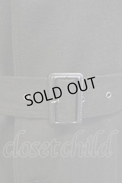 画像7: Roen / semanticdesignコラボ ウールトレンチコート M ブラック T-25-11-06-012-Ro-ou-YM-ZT-M100 (7)