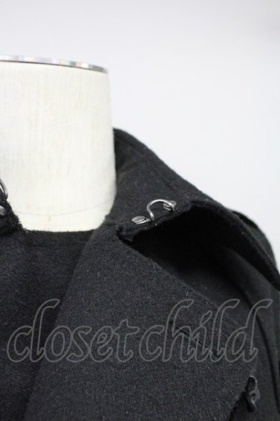 画像9: Roen / semanticdesignコラボ ウールトレンチコート M ブラック T-25-11-06-012-Ro-ou-YM-ZT (9)