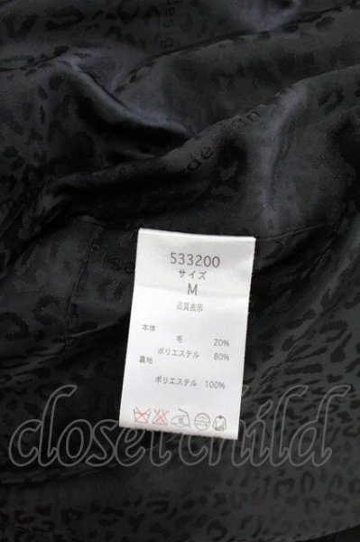 画像10: Roen / semanticdesignコラボ ウールトレンチコート M ブラック T-25-11-06-012-Ro-ou-YM-ZT (10)